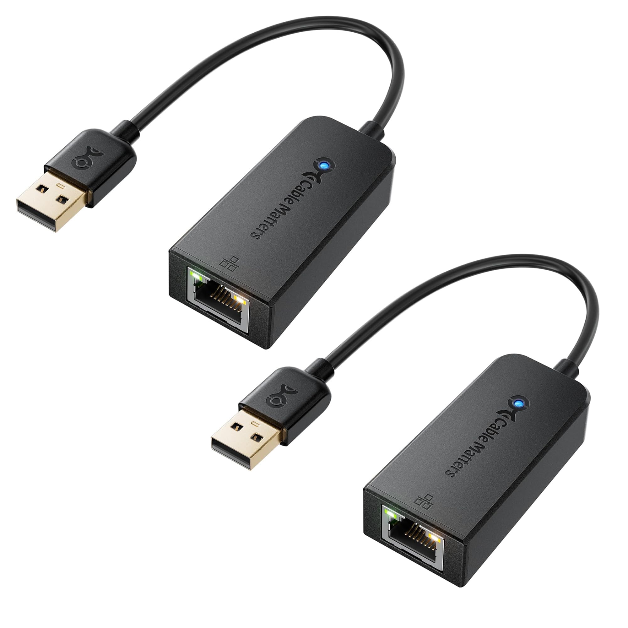 Foto 2 pulgar | Cable Adaptador Usb A Ethernet Matters Plug & Play  Paquete De 2 - Venta Internacional.