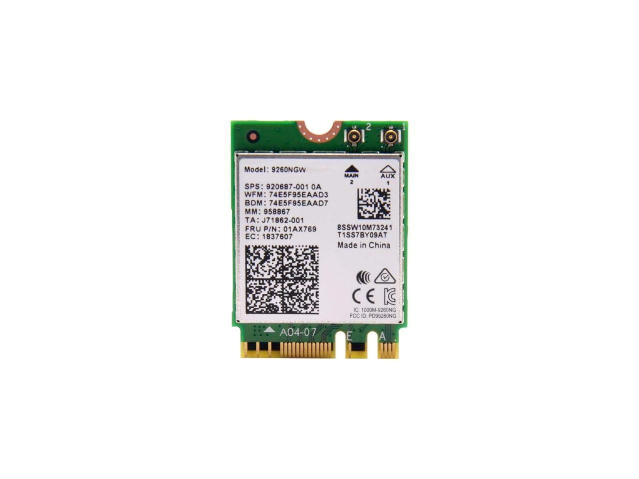 Foto 1 | Tarjeta De Red Inalámbrica Intel Wireless Ac 9260 Single Pack - Venta Internacional.