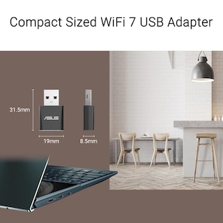 Foto 4 | Adaptador Wifi Asus Tri-band Wifi 7 Nano Usb-be92 Nano 6 Ghz - Venta Internacional.