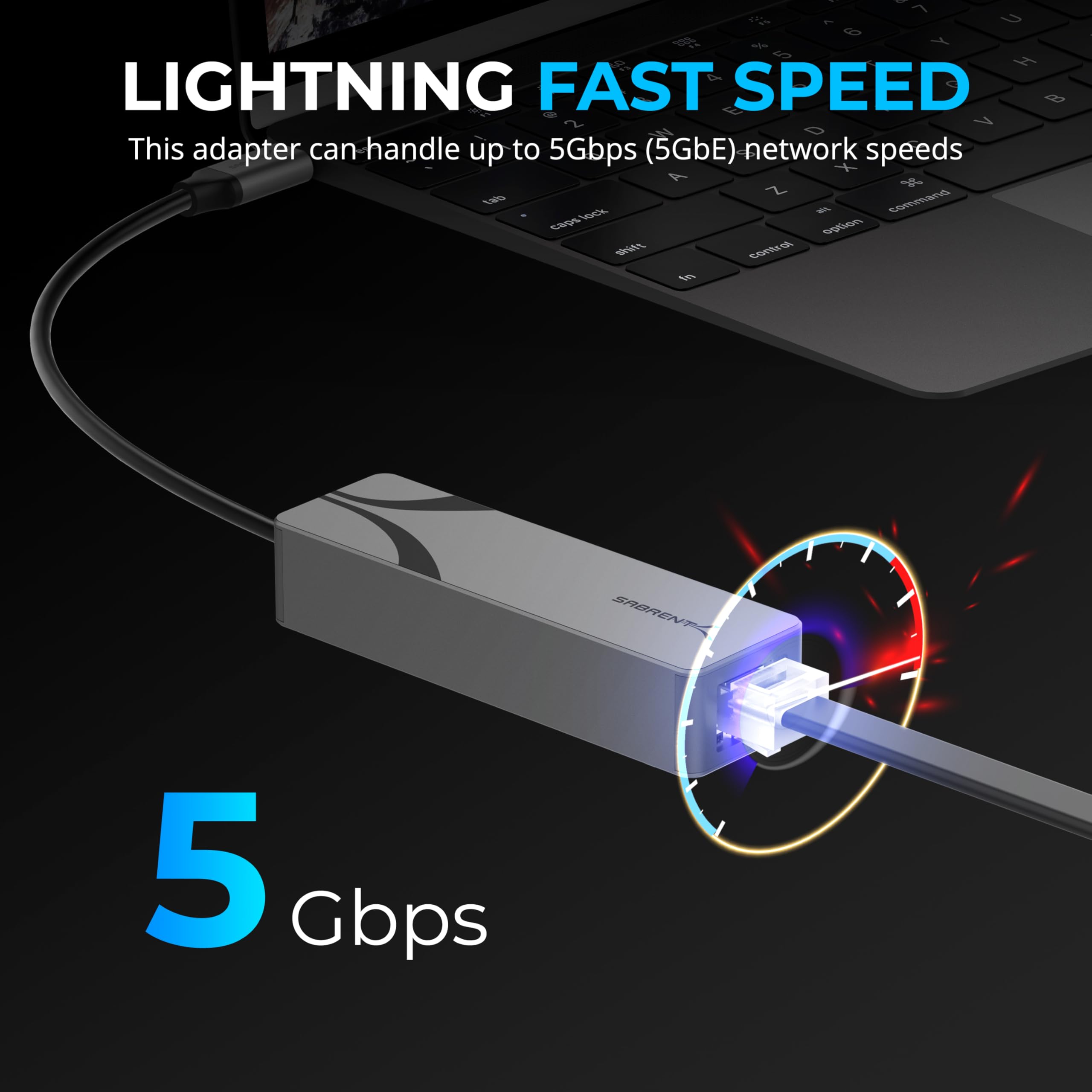 Foto 3 pulgar | Adaptador Usb-c A Ethernet 5g Sabrent Nt-c5ga Usb 3.1 Gen 1+ - Venta Internacional.