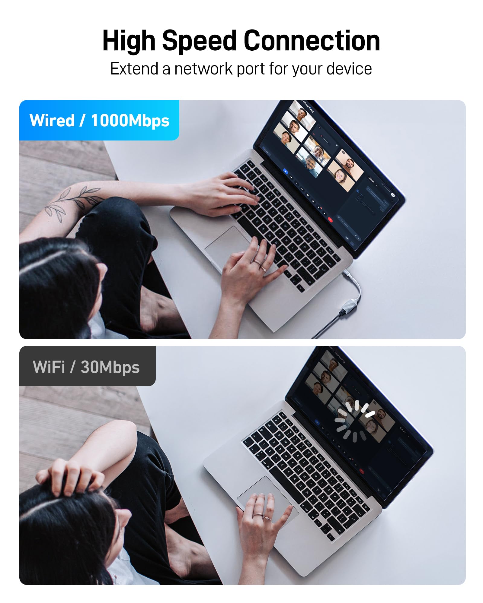 Foto 3 | Adaptador Usb-c A Ethernet Acer Rj45 De 1 Gbps Para Portátil Plateado - Venta Internacional.