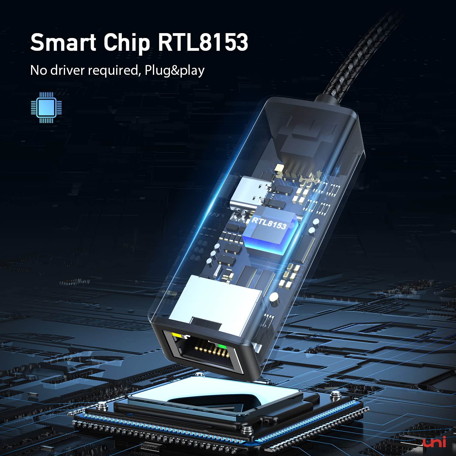 Foto 6 pulgar | Unidad Adaptadora Usb C A Ethernet Con Puerto De Carga De 100 W Y 1 Gbps - Venta Internacional.