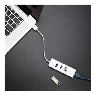 Foto 3 | Hub USB a Macho TP-Link 3x USB a Hembra/ 1x RJ-45 1000 Mbit/s color Blanco