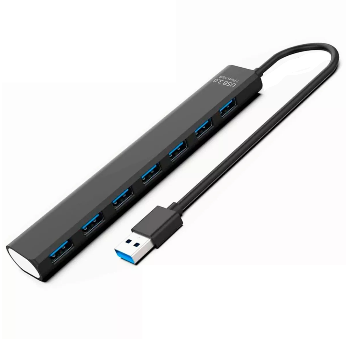 Hub USB 3.0 de 7 Puertos Eo Safe Imports ESI-6487 color Negro