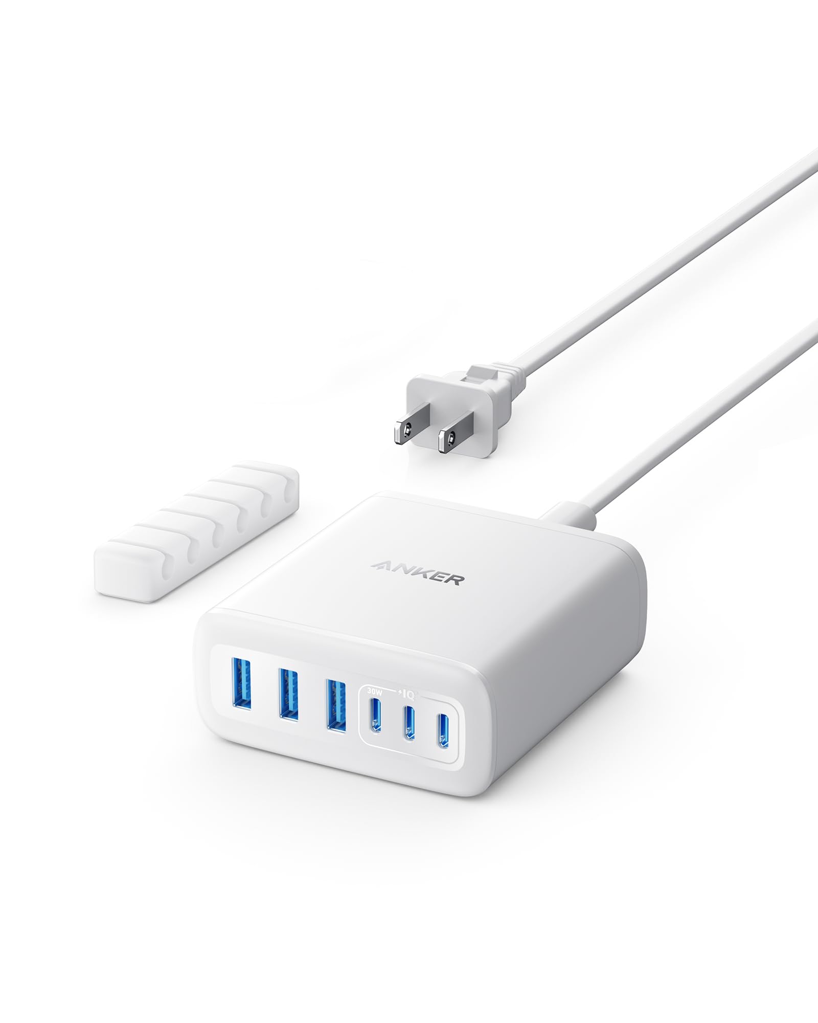 Cargador Anker USB-C 112w de 6 Puertos para iPhone MacBook Pixel - Venta Internacional