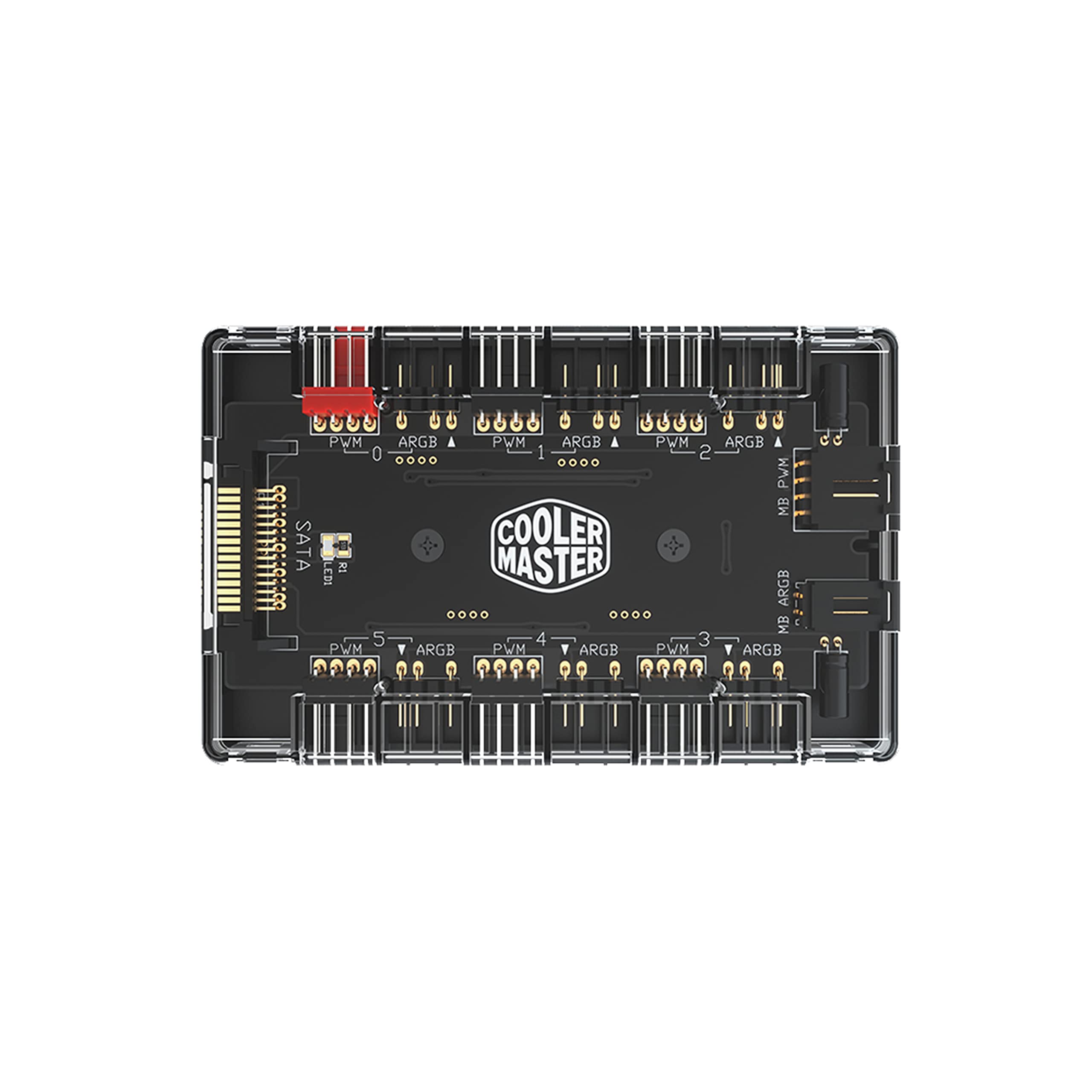 Hub Cooler Master Argb Y Pwm De 1 A 6 Puertos - Venta Internacional.