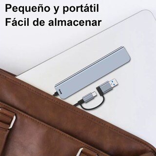 Foto 3 | 7-port Usb Hub 3.0, Multi Port Usb Hub Splitterfor Laptop Plata Belug