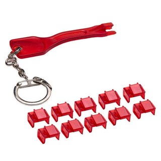 Foto 1 | Bloqueador De Polvo Con Puerto Rj45 Y Llave De Desmontaje Tool Syba - Venta Internacional.