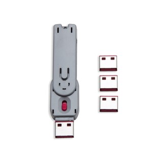 Foto 7 | Bloqueador De Puertos Usb Syba Sy-acc20165 Con 4 Cerraduras Y 1 Llave - Venta Internacional.