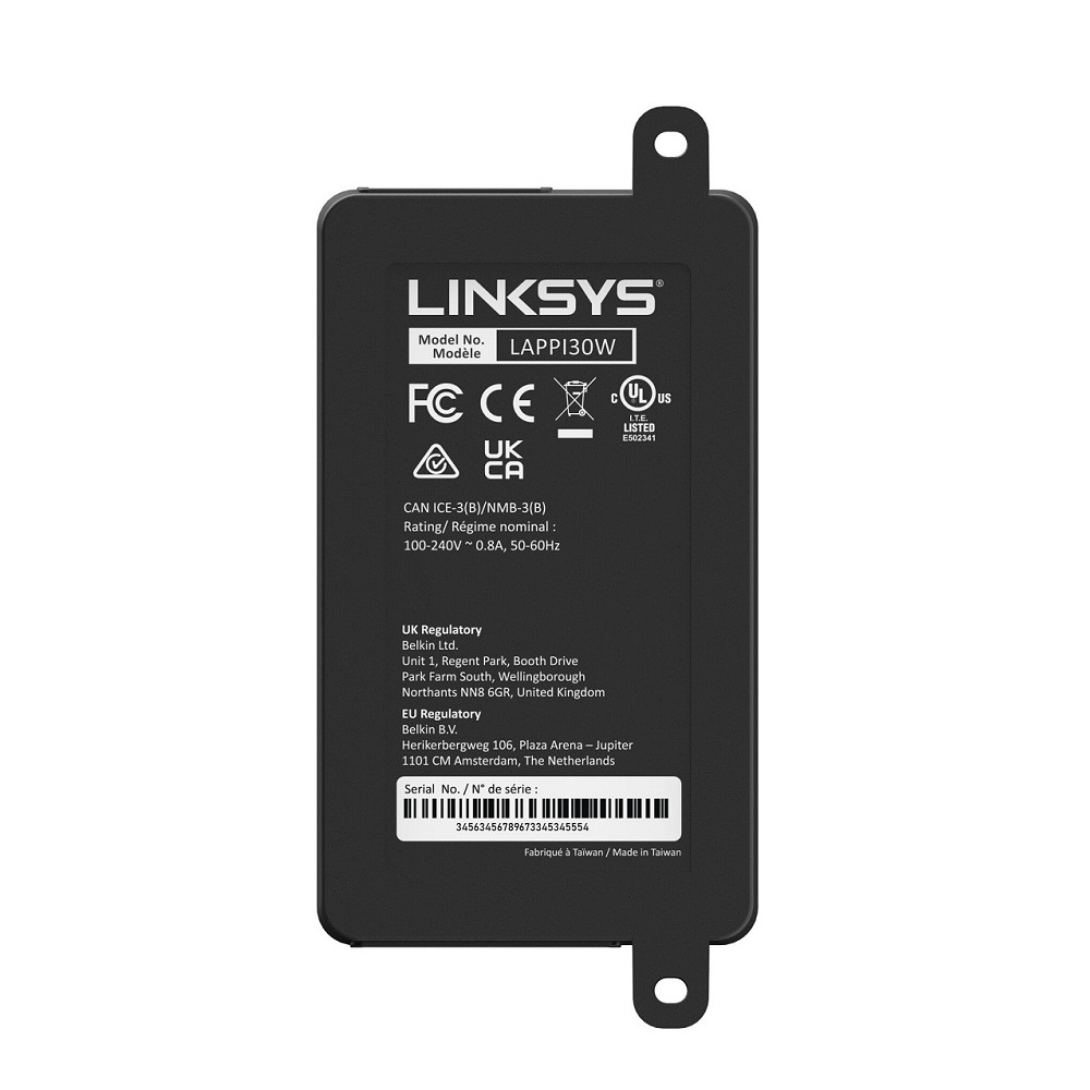 Foto 2 pulgar | Inyector Poe Linksys Lappi30w color Negro Gigabit de Alta Potencia