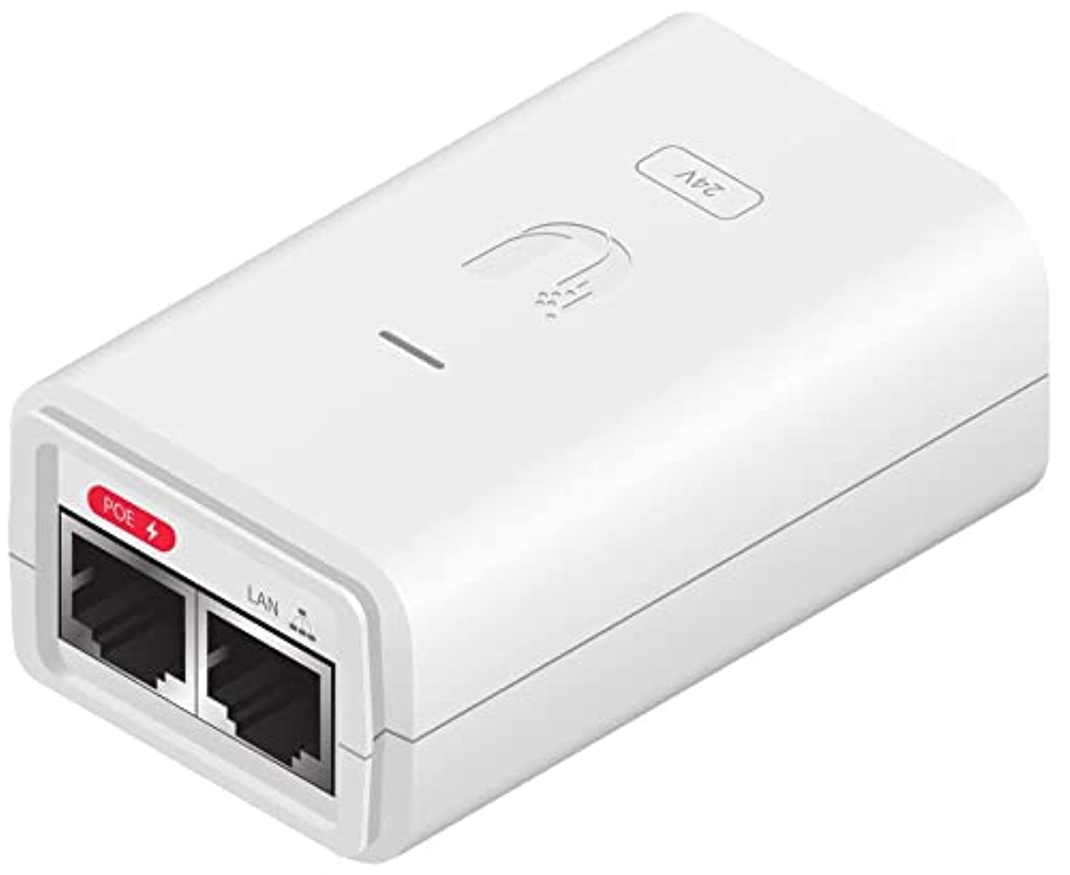 Foto 2 pulgar | Inyector Poe Ubiquiti Poe-24-7w-g-wh Con Conexión A Tierra - Venta Internacional.