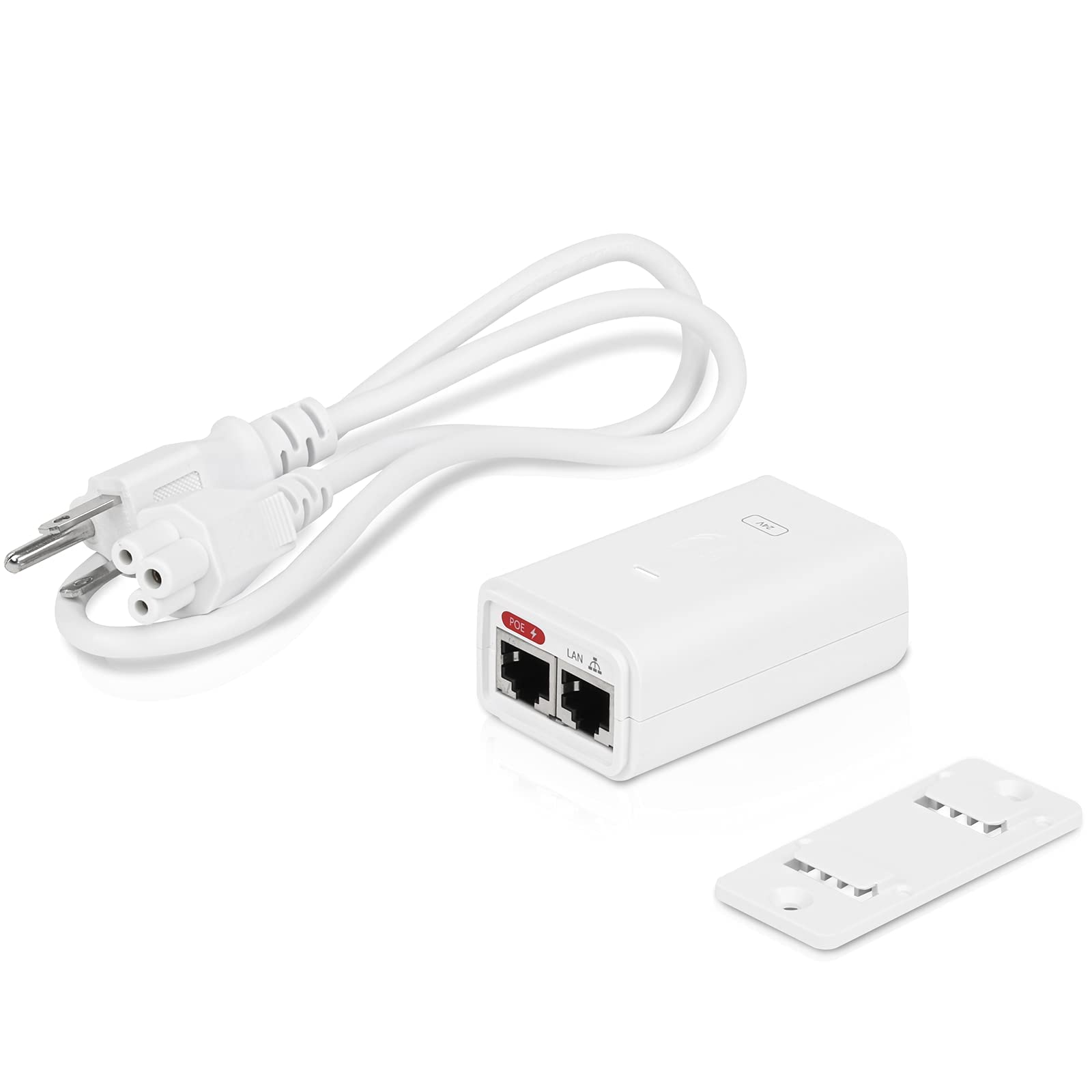 Foto 4 pulgar | Inyector Poe Ubiquiti Poe-24-7w-g-wh Con Conexión A Tierra - Venta Internacional.