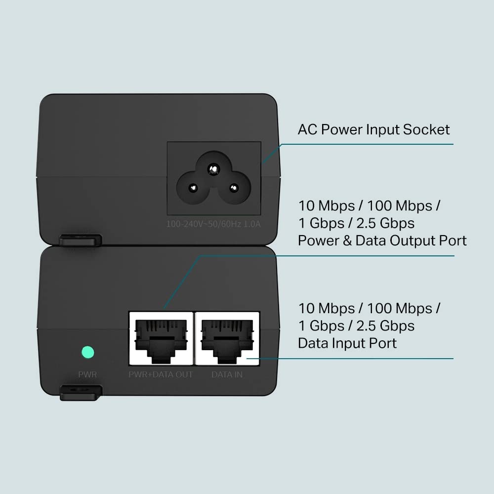 Foto 3 | Inyector PoE+ TP-Link TL-PoE260S - Venta Internacional
