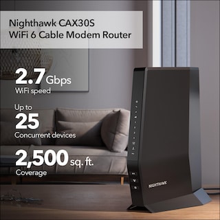 Foto 2 | Combo De Módem Por Cable Y Enrutador Wifi 6 Netgear Nighthawk Ax2700 - Venta Internacional.