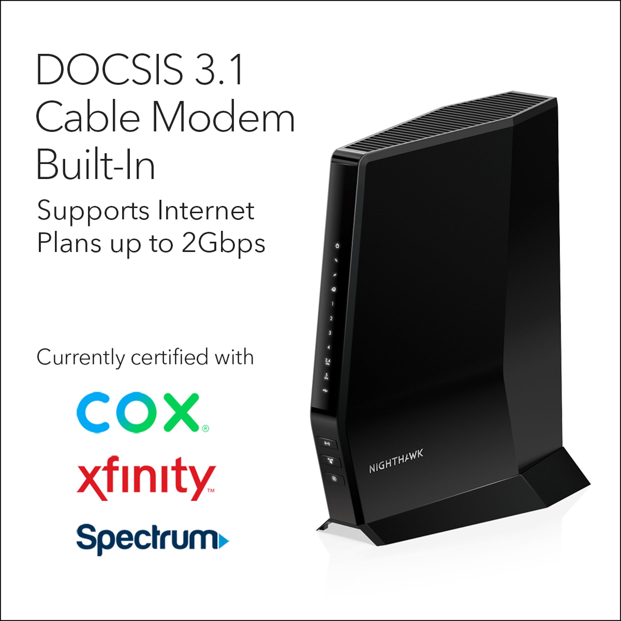 Foto 4 pulgar | Combo De Módem Por Cable Y Enrutador Wifi 6 Netgear Nighthawk Ax2700 - Venta Internacional.