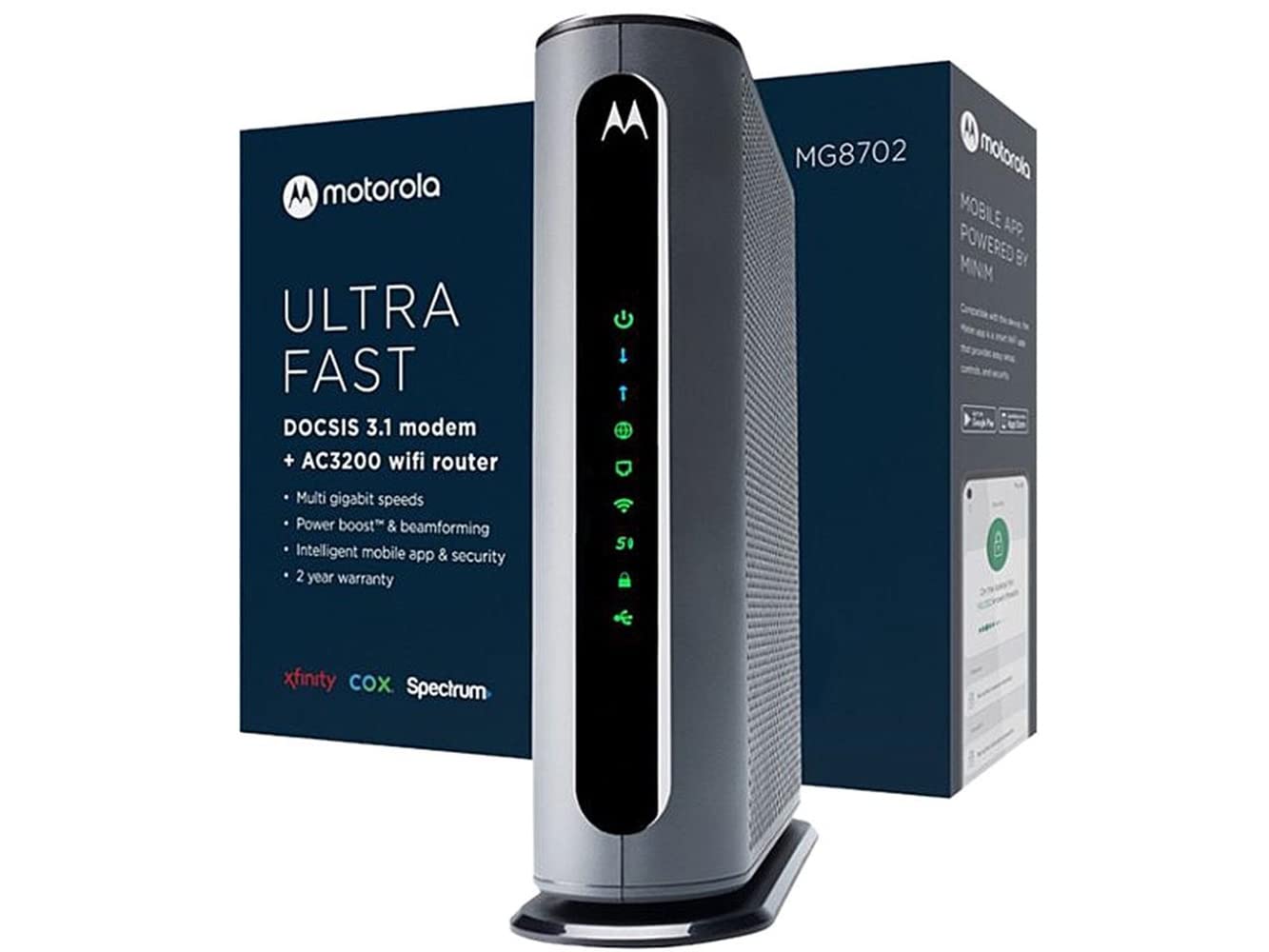 Módem Por Cable Y Router Wi-fi Motorola Mg8702 Docsis 3.1 Ac3200 - Venta Internacional.
