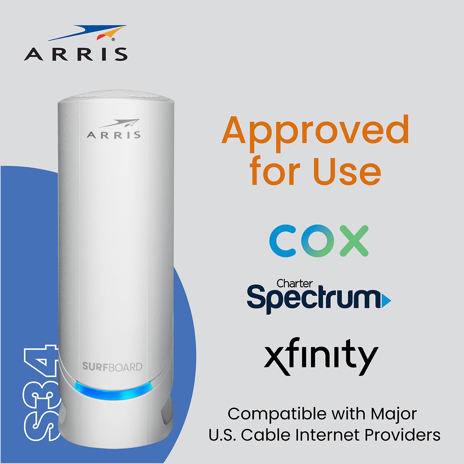Foto 3 | Módem Por Cable Arris Surfboard S34 Docsis 3.1 Multi-gigabit - Venta Internacional.