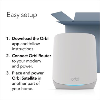 Foto 7 | Sistema Wifi 6 Netgear Orbi Rbk663 Con 2 Extensores De Satélite - Venta Internacional.