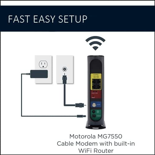 Foto 5 pulgar | Módem Y Enrutador Wifi Motorola Mg7550 Para Xfinity, Cox 300 Mbps - Venta Internacional.