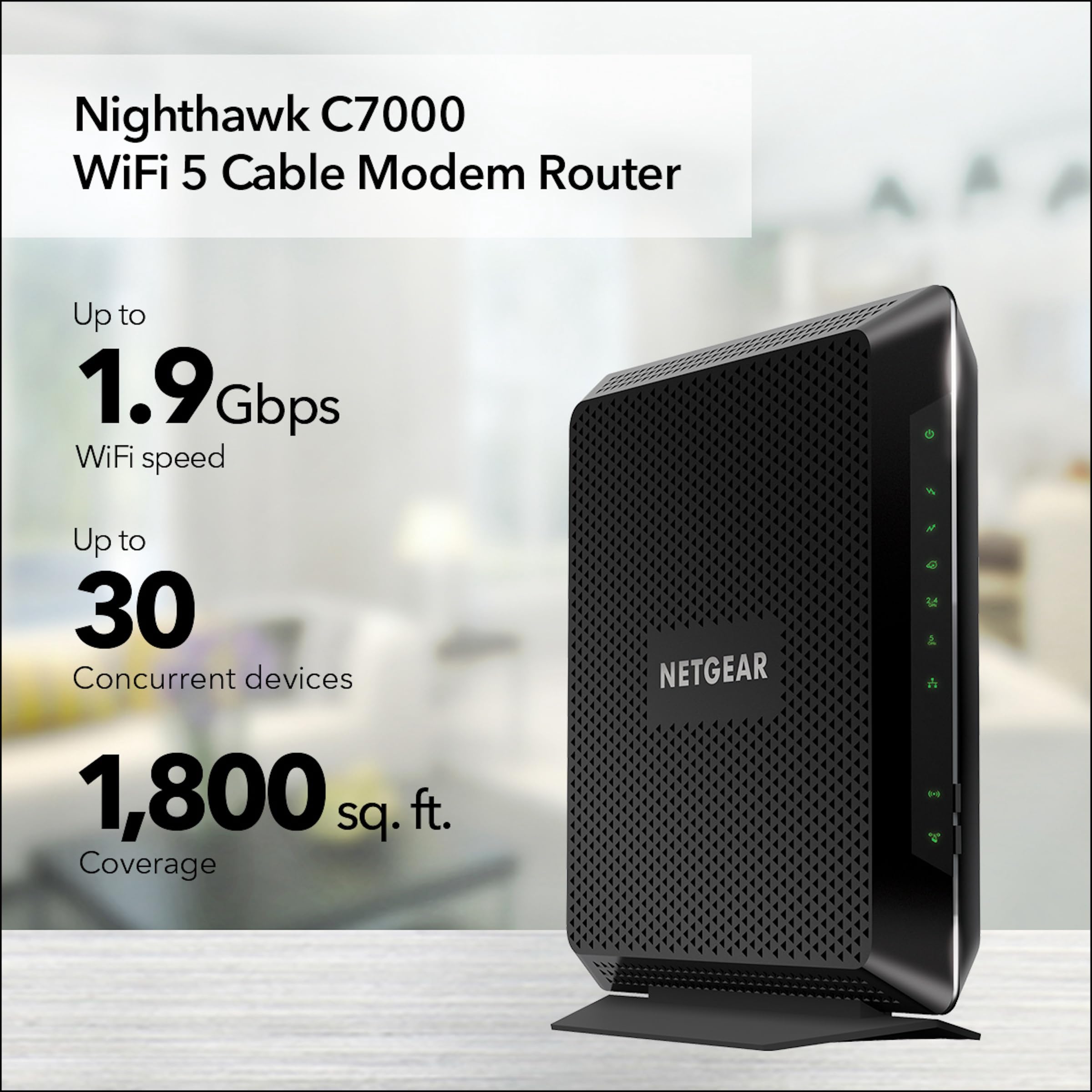 Foto 2 | Combinación De Módem-router Netgear Nighthawk C7000 Ac1900 Wifi - Venta Internacional.