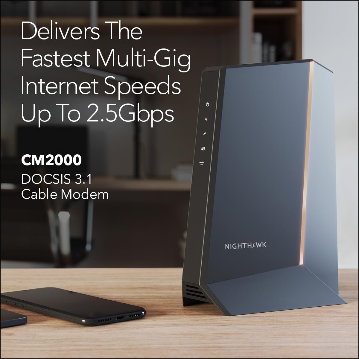 Foto 4 pulgar | Módem Por Cable Netgear Nighthawk Multi-gig Cm2000 De 2,5 Gbps - Venta Internacional.