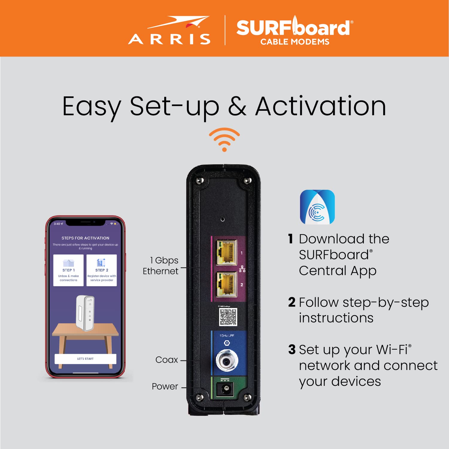 Foto 7 pulgar | Módem Por Cable Y Router Wi-fi Arris Surfboard Sbg10 Docsis 3.0 - Venta Internacional.