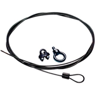 Foto 1 | Cable Negro De 10 Pies Y Abrazadera - Venta Internacional.