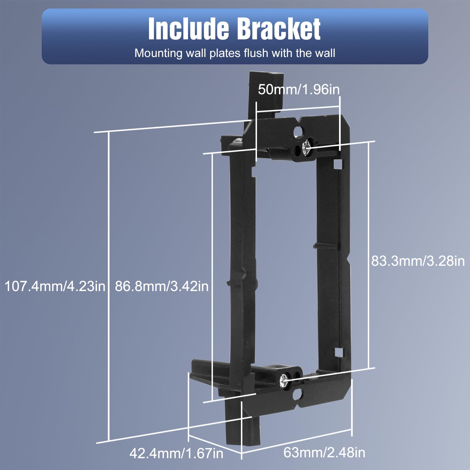 Foto 5 | Cable Para Placa De Pared Con Soporte Vce Blanco, Paquete De 2 - Venta Internacional.