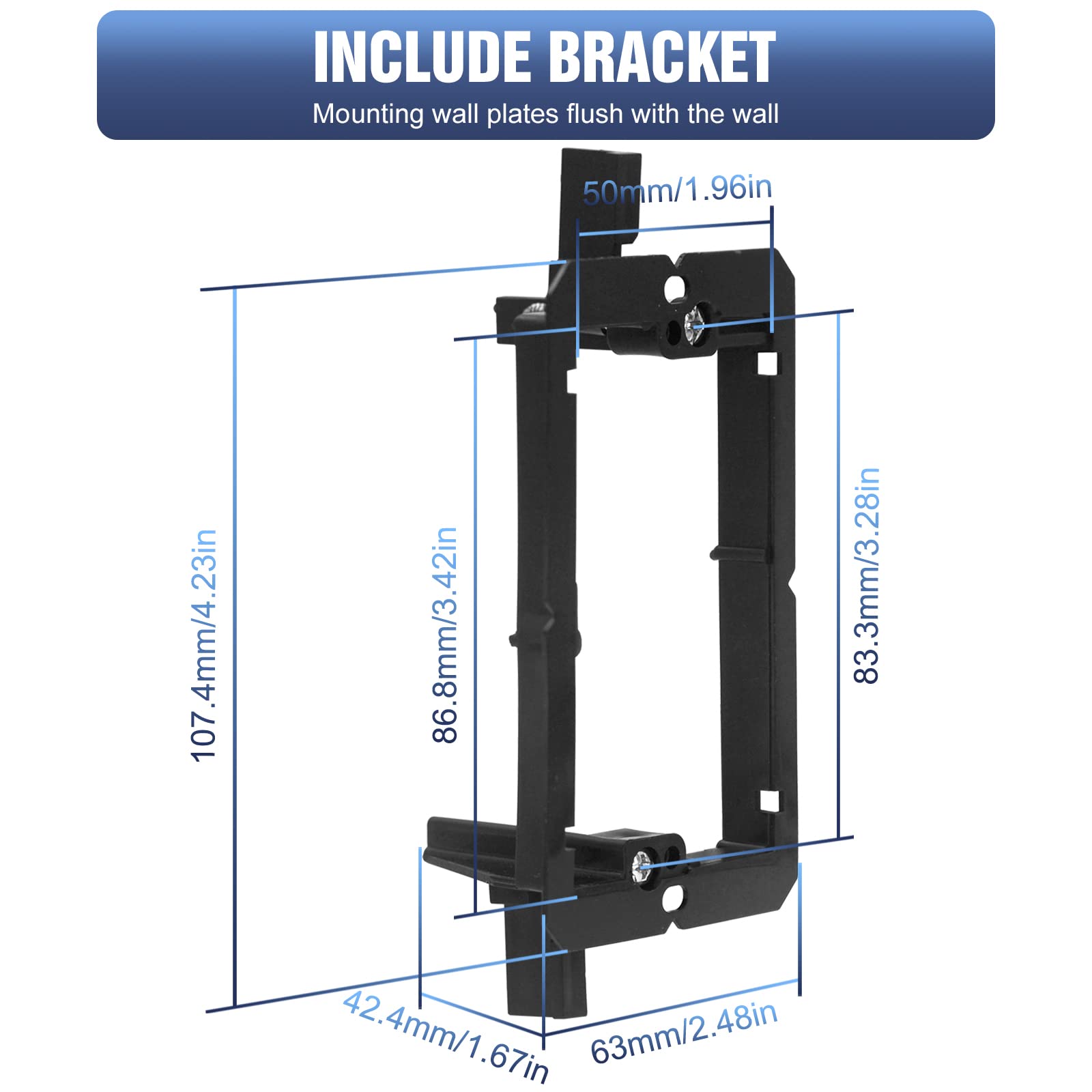 Foto 4 | Cable Para Placa De Pared Pass Through Vcelink Con Soporte De Montaje, Paquete De 2 - Venta Internacional.