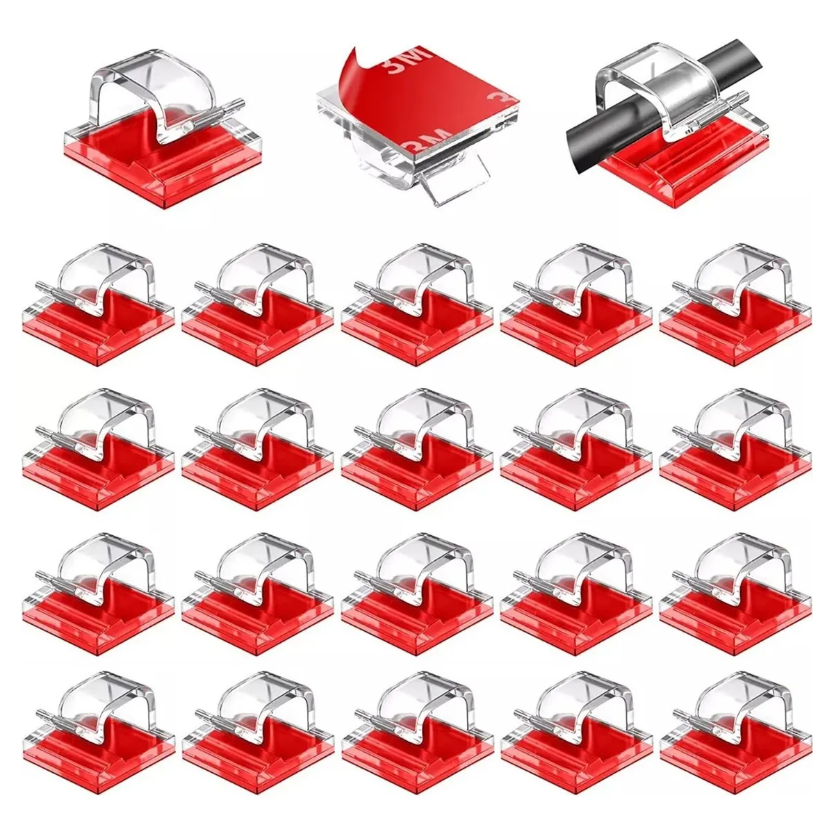 Foto 2 | Clips De Cable Para Exteriores 200 Pzs Eo Safe Imports Esi-20114 Transparente