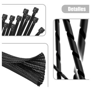 Foto 3 | 152pzs Organizador De Cables Eo Safe Imports Esi-20115 Negro