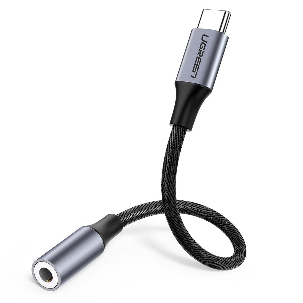 Foto 2 pulgar | Adaptador USB C a 3.5 mm Hembra Ugreen 30632 color Gris