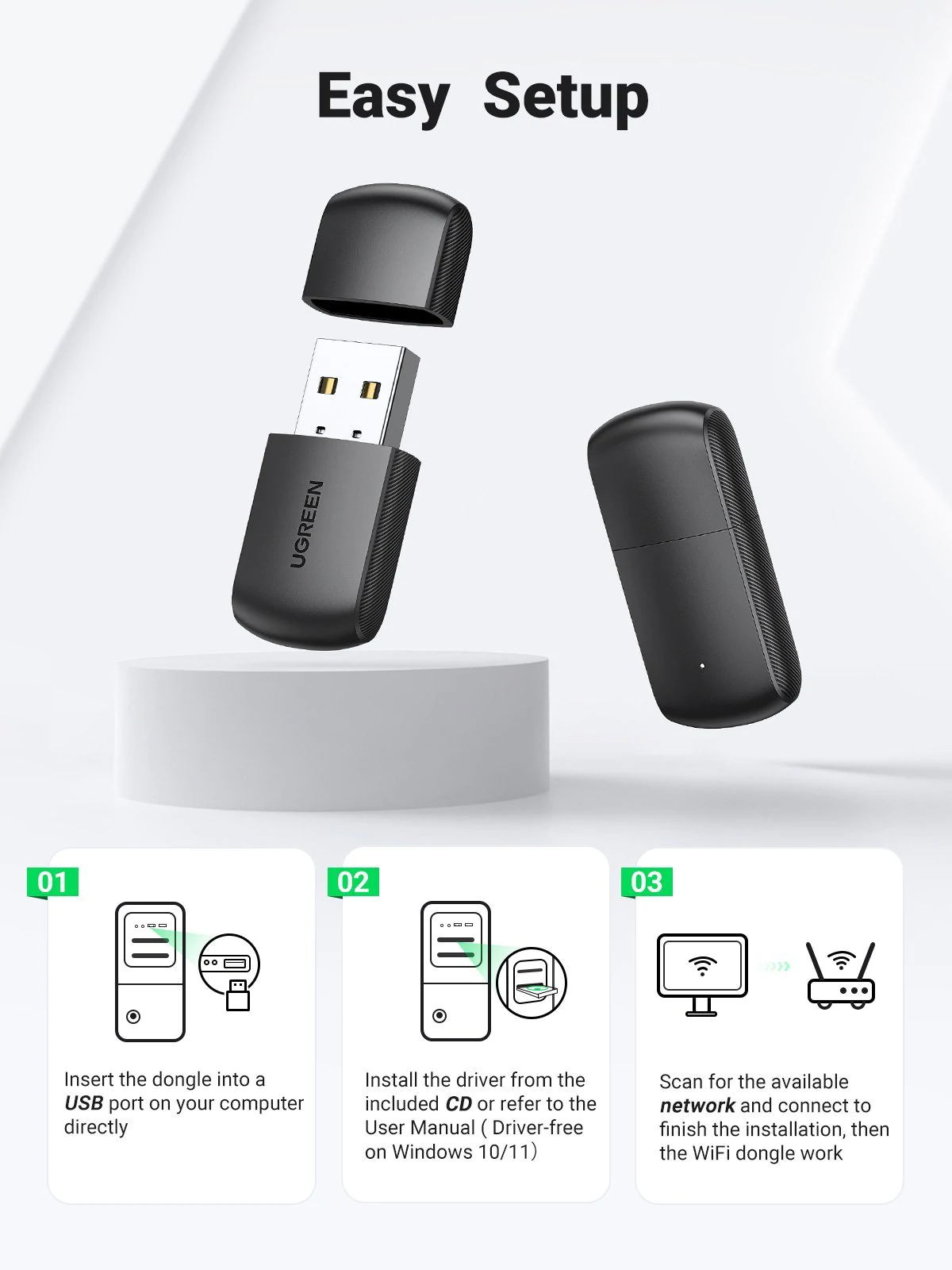 Foto 4 pulgar | Adapter Wifi Usb 20204