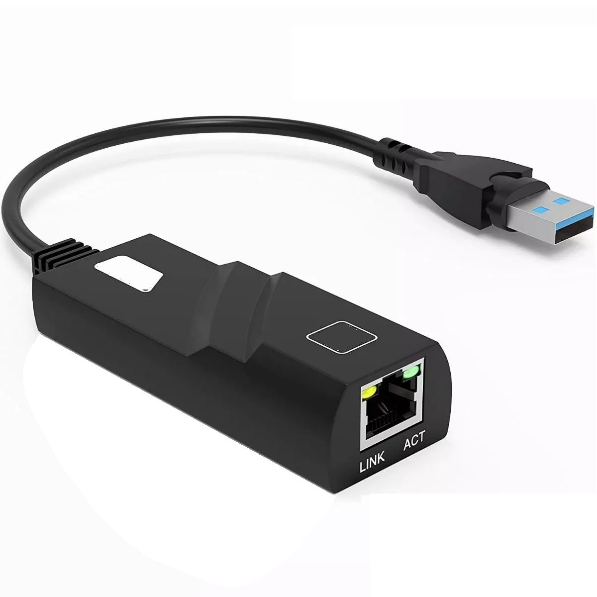 Foto 1 | Adaptador Ethernet Usb 3.0 A Rj45 Gigabit Eo Safe Imports Esi-9680 Negro