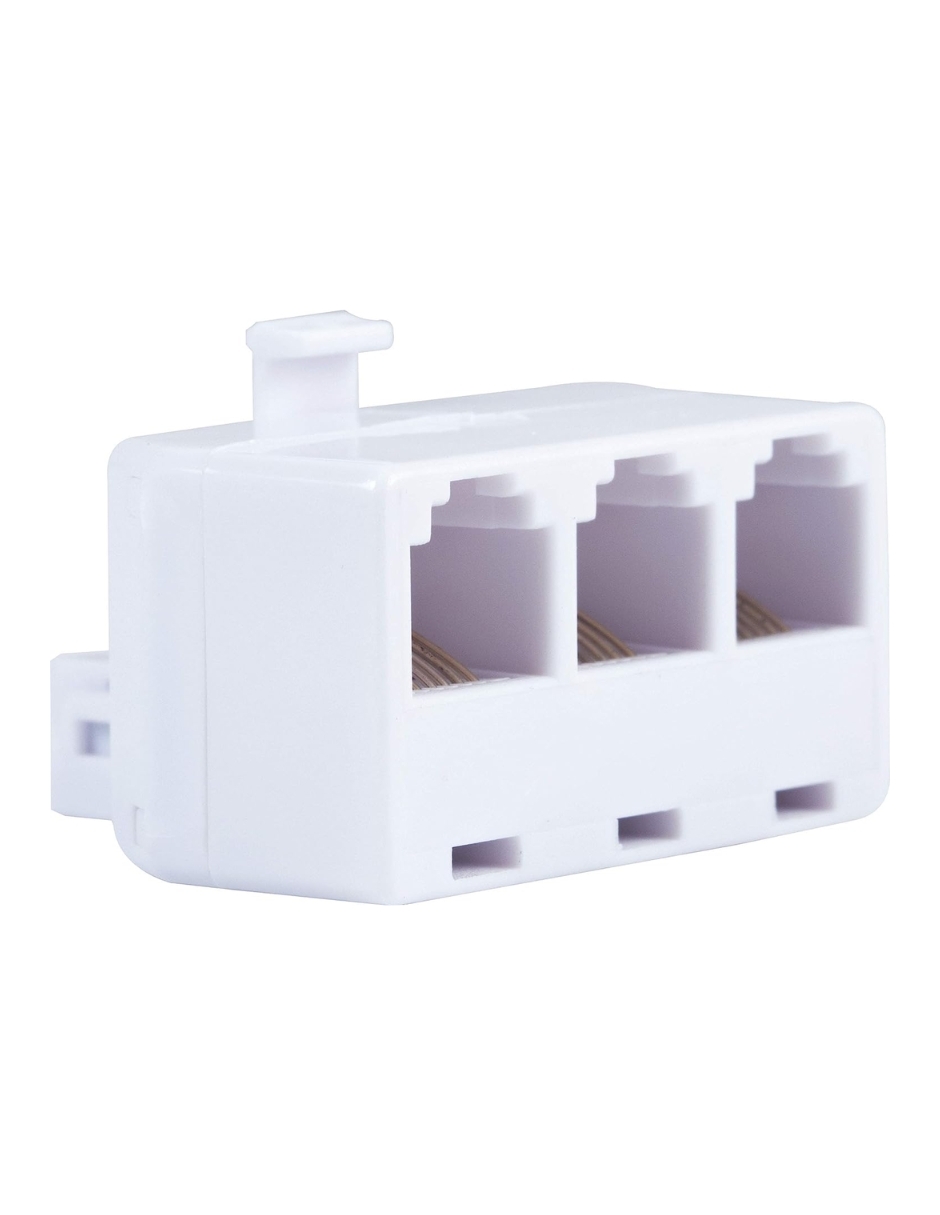 Foto 1 | Adaptador GE Triplex Basariworld Blanco