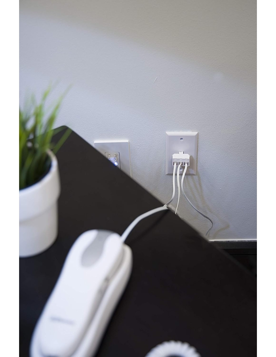 Foto 3 | Adaptador GE Triplex Basariworld Blanco