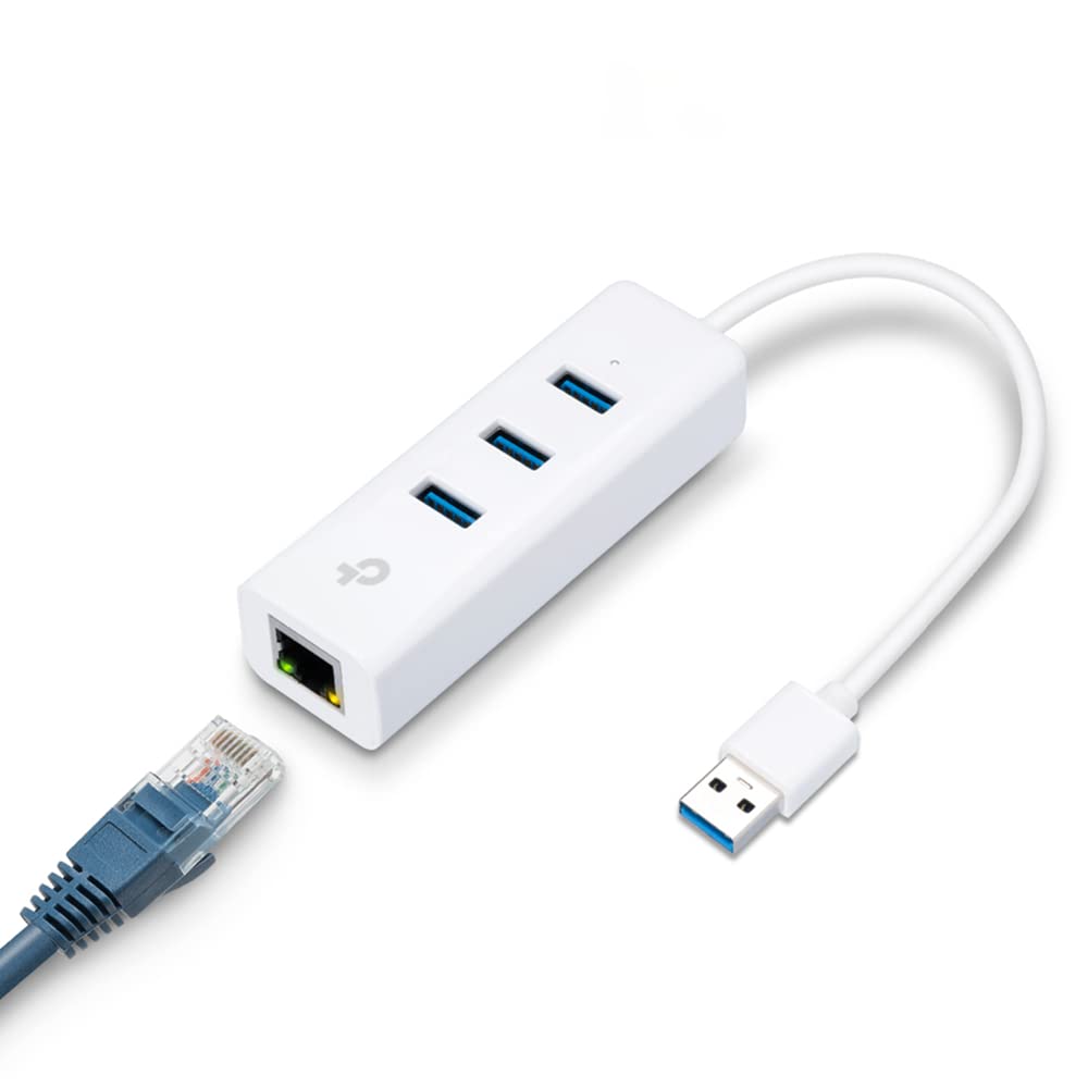 Foto 1 | Adaptador Usb 3.0 A Ethernet Tp-link Hub Usb De 3 Puertos Con Rj45 - Venta Internacional.