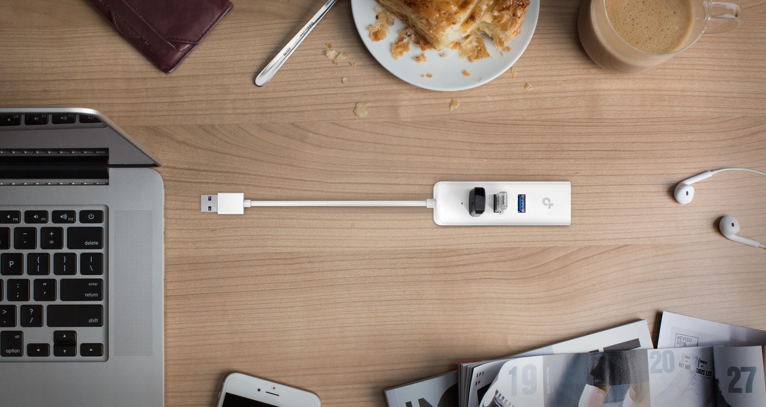 Foto 5 | Adaptador Usb 3.0 A Ethernet Tp-link Hub Usb De 3 Puertos Con Rj45 - Venta Internacional.