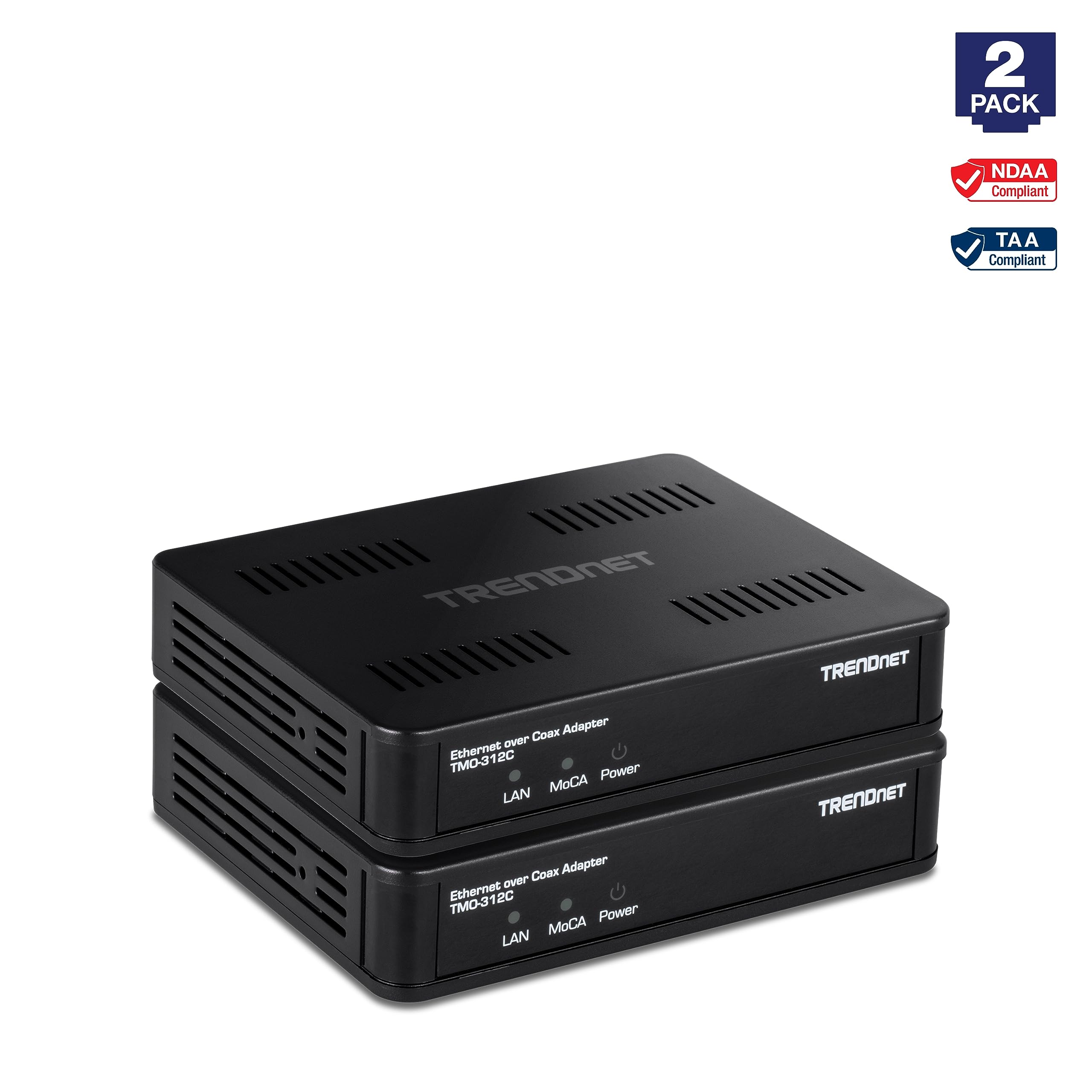 Foto 4 pulgar | Adaptador Ethernet Moca 2.5 Sobre Cable Coaxial Trendnet Tmo-312c2k, Paquete De 2 - Venta Internacional.