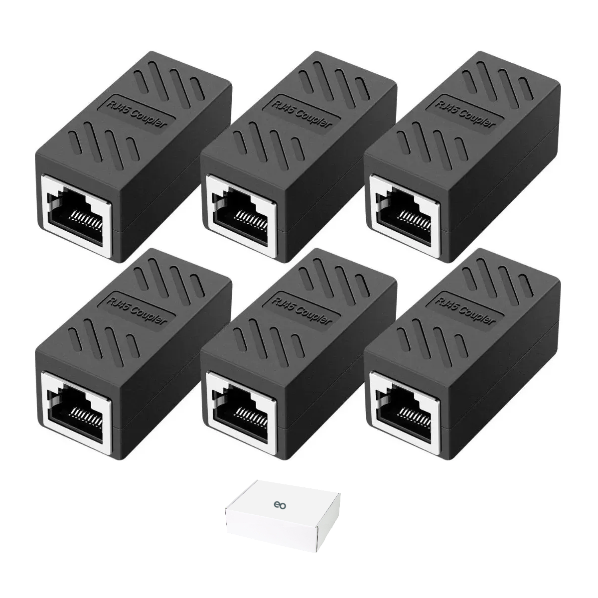 Foto 1 | Cople Para Cable De Red Rj45 Cat5/6/7/8 Unión 6 Piezas Eo Safe Imports Esi-20111 Negro