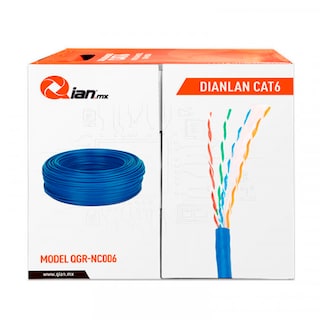 Foto 1 | Bobina De Cable Cat6 Qian Dianian Qhr-cat6