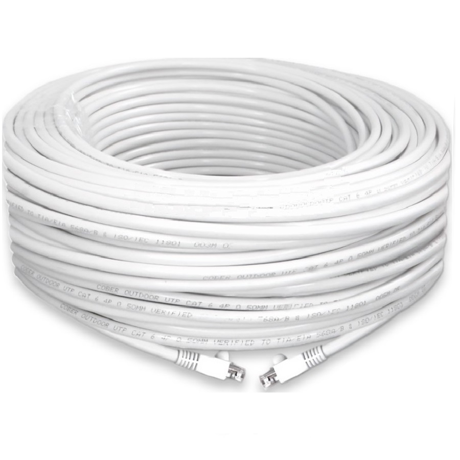 Foto 1 | Cable de Red Utp Poe Cat6a 30 m Blanco