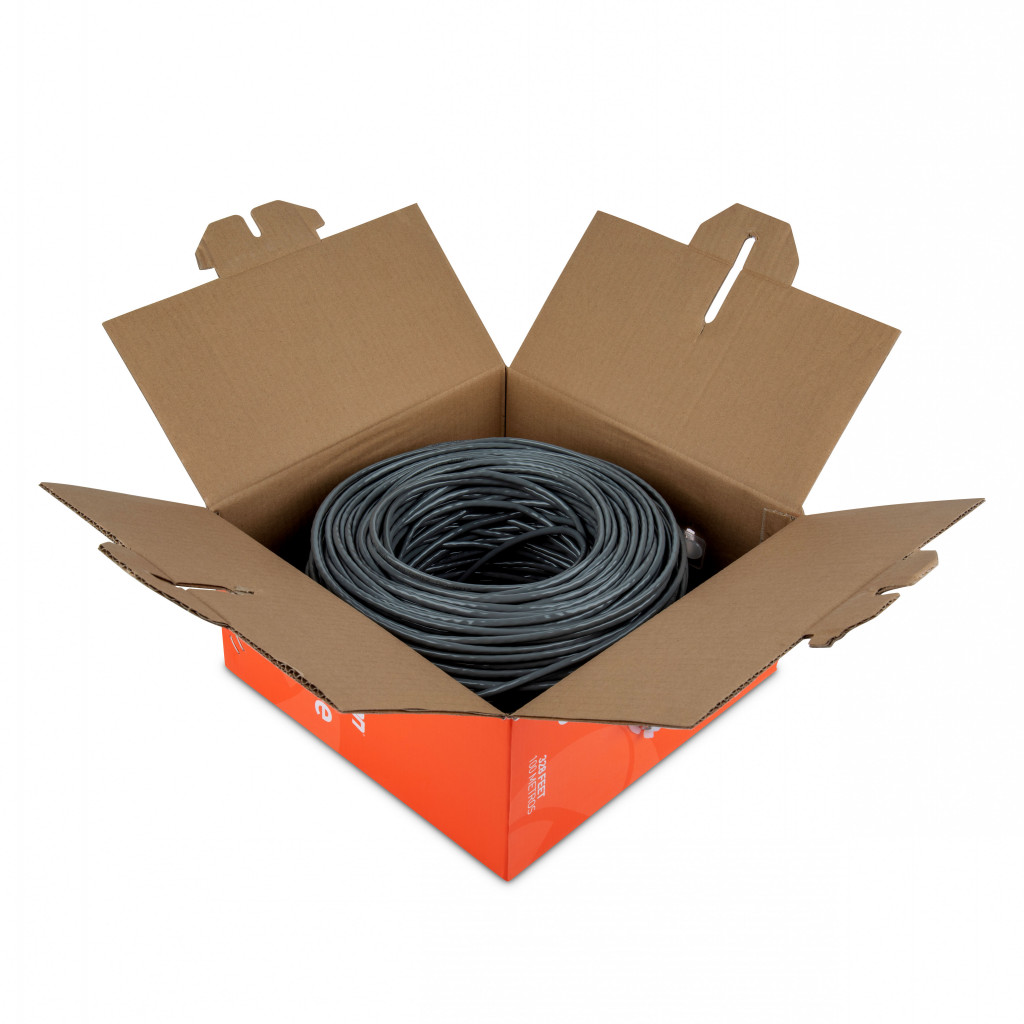 Foto 3 | Bobina De Cable Qian Utp Cat5e Cca De 100m (qhr-cat5e-10)