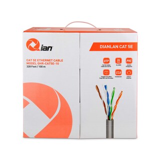 Foto 4 | Bobina De Cable Qian Utp Cat5e Cca De 100m (qhr-cat5e-10)