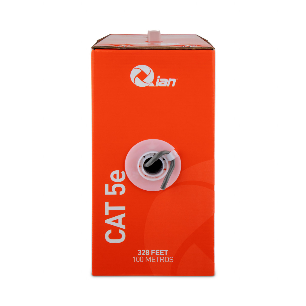 Foto 5 | Bobina De Cable Qian Utp Cat5e Cca De 100m (qhr-cat5e-10)