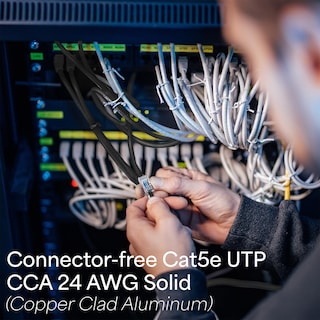 Foto 3 | Cable Ethernet Vivo Cable-v011 Cat5e, 500 Pies, Resistente Al Agua, Negro - Venta Internacional.