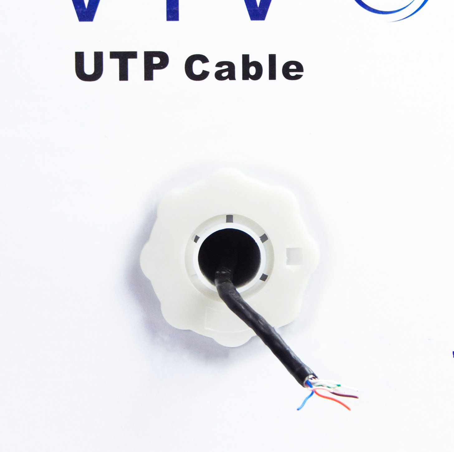 Foto 8 pulgar | Cable Ethernet Vivo Cable-v011 Cat5e, 500 Pies, Resistente Al Agua, Negro - Venta Internacional.