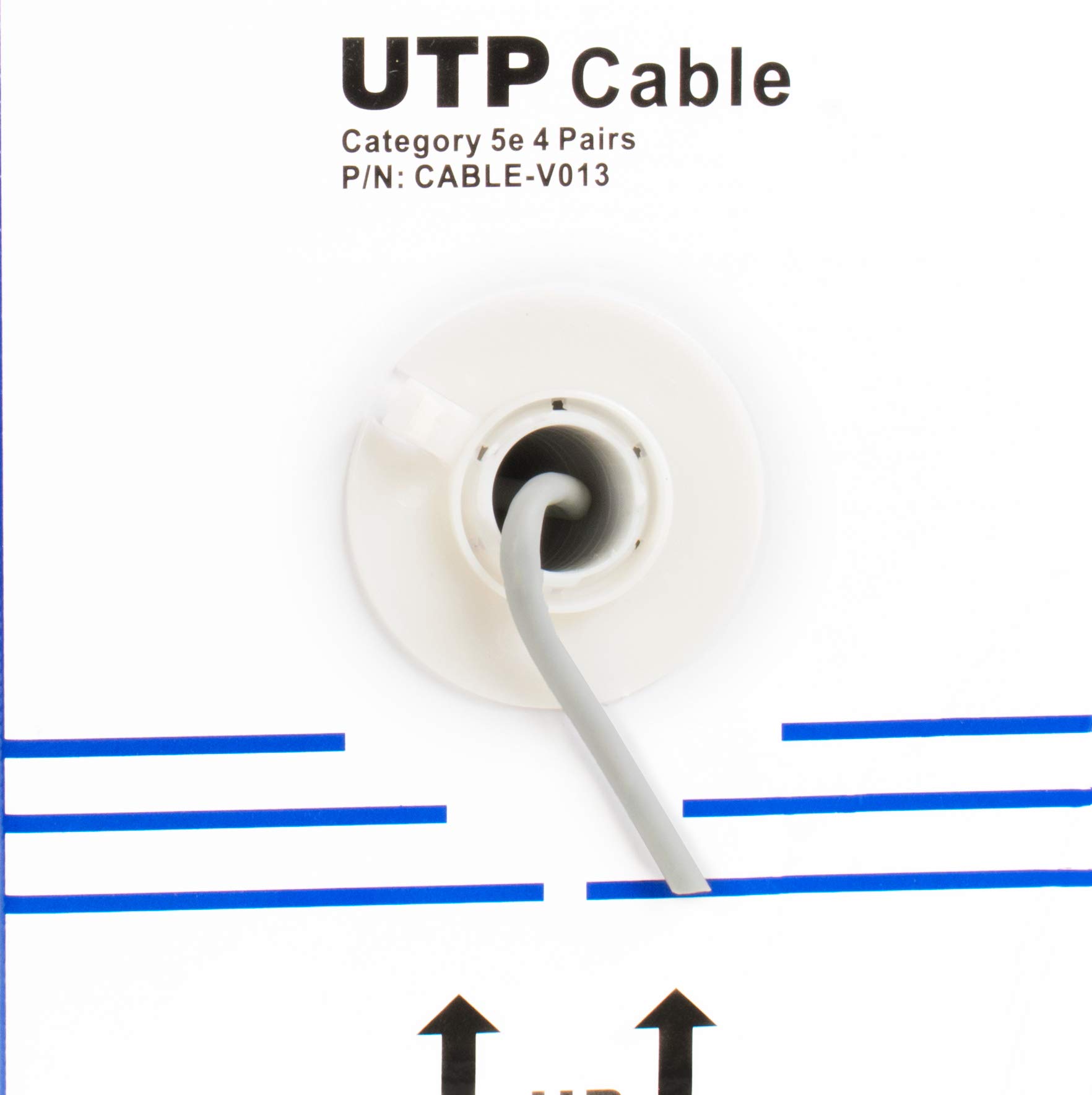 Foto 8 pulgar | Cable Ethernet Vivo Cca Cat5e 250 Pies Utp 24 Awg Gris - Venta Internacional.