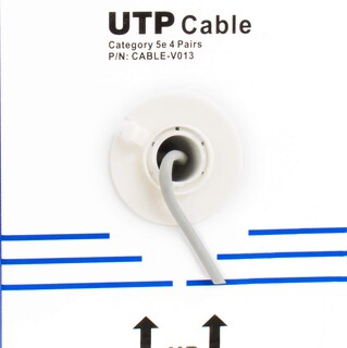 Foto 7 | Cable Ethernet Vivo Cca Cat5e 250 Pies Utp 24 Awg Gris - Venta Internacional.