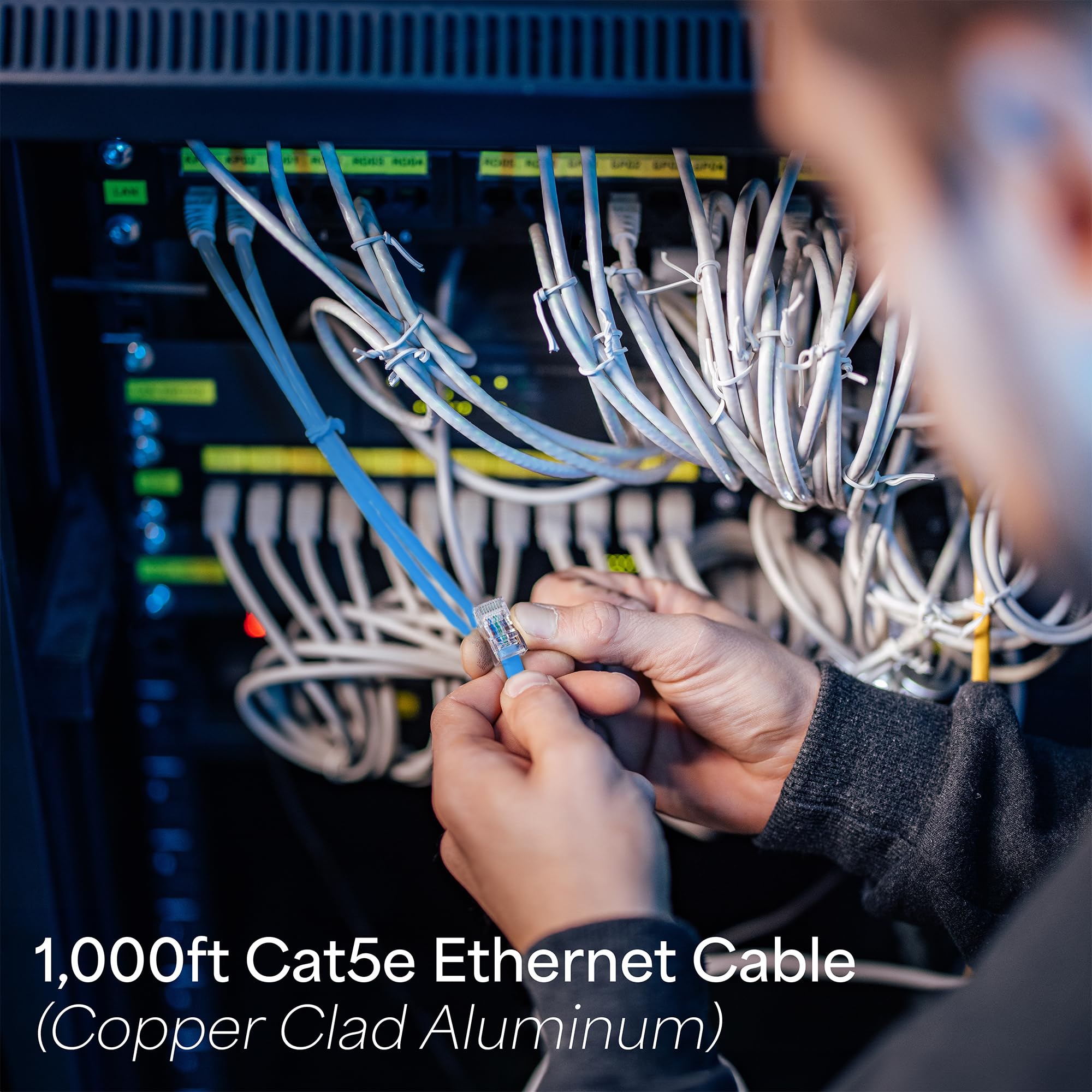 Foto 4 pulgar | Cable Ethernet Vivo Cca Cat5e 24 Awg Utp 305 M Azul - Venta Internacional.